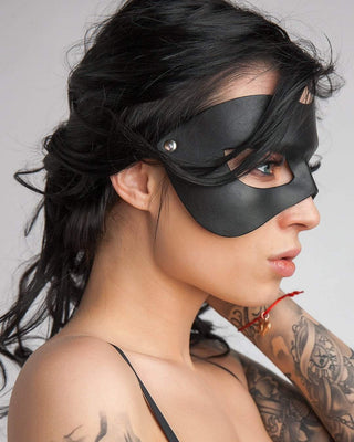 Leather "Catrin" mask - Dr.Harness 2