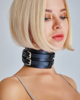 Leather choker "MyWay" - Dr.Harness 1