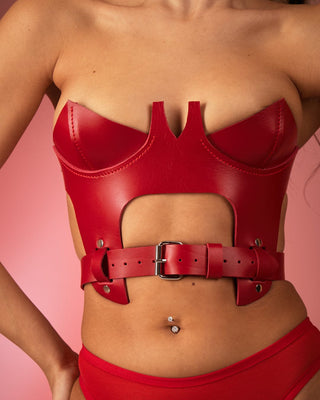 Leather corset "Bella" - Dr.Harness 4