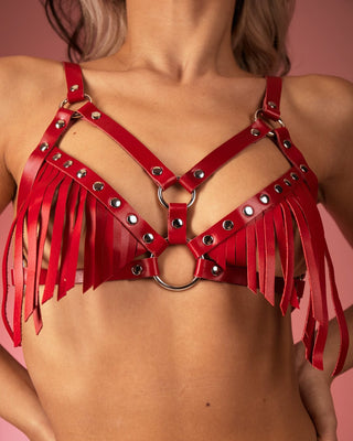 Leather Harness bra "RIO" - Dr.Harness 4