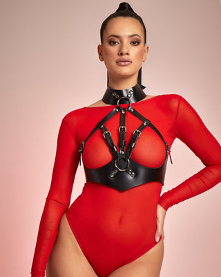 Leather harness "Hellfire" - Dr.Harness 3