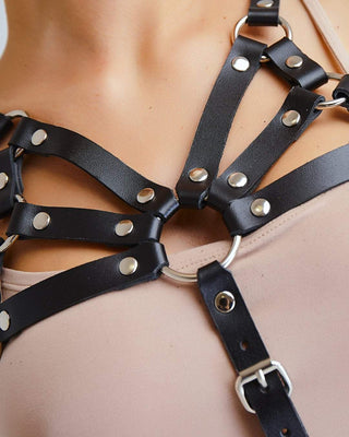 Leather harness "Star"