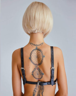 Leather bra harness - Dr.Harness 3