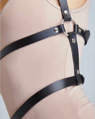 Leather harness "Double"